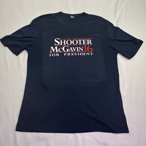 Happy Gilmore's Shooter McGavin For President Navy Sport-Tek Performance Shirt‎